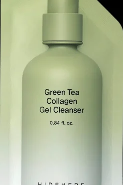 Clearance Green Tea Collagen Gel Cleanser -kasvojenpuhdistusgeeli 25ml Korealainen Ihonhoito|Matkakokoiset Tuotteet