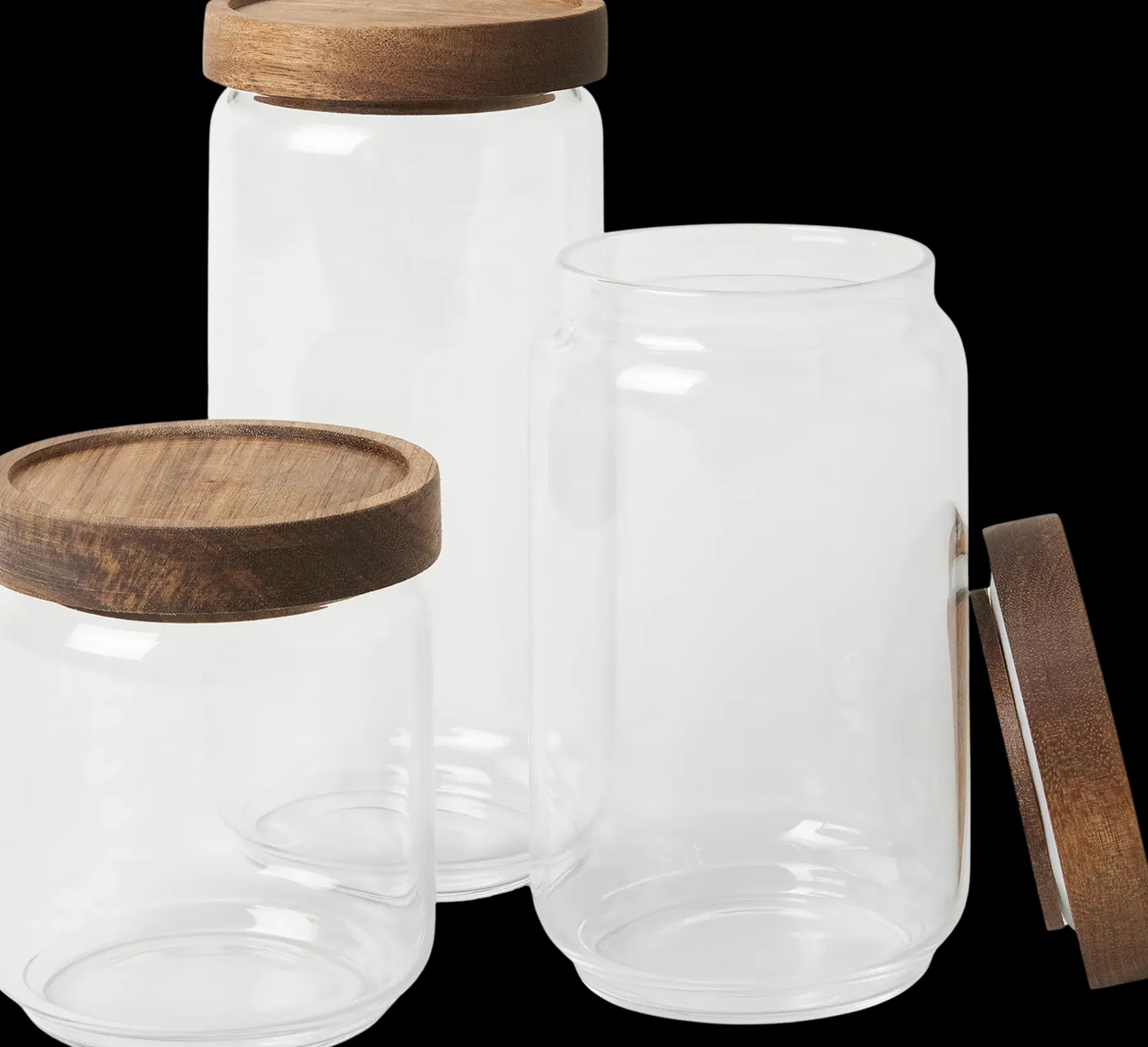 Hot Home LUCA Lasipurkki kannella 0,75l kirkas Keittiötarvikkeet