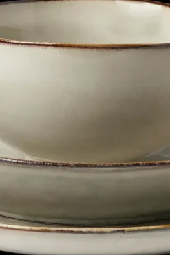 Åhléns Lautaset<Home Reactive lautanen syvä 22,5 cm harmaa