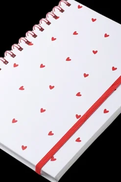 Åhléns Muistikirjat, Päiväkirjat Ja Muut Kirjat<Valentine muistikirja A5 valko-punainen