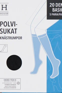 House Sukat Ja Sukkahousut<naisten polvisukat basic 20 den 5-pack