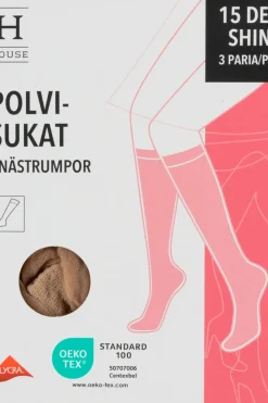 Sale naisten polvisukat shiny 15 den 3-pack Sukat Ja Sukkahousut