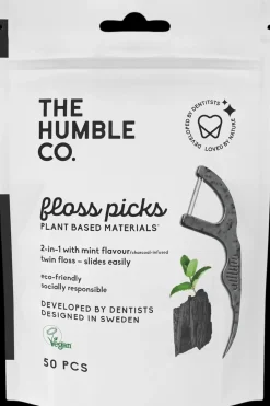 Humble Brush Suuhygienia|Suuhygienia<Hammaslankain 50 kpl Musta