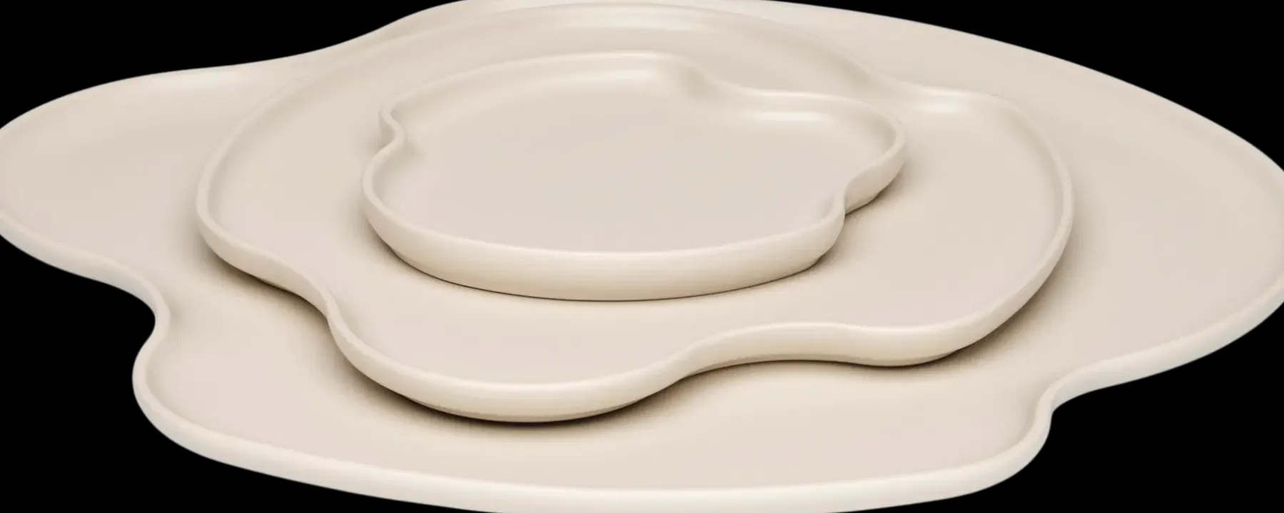 Aalto alusta 25cm hiekka Tarjoiluastiat