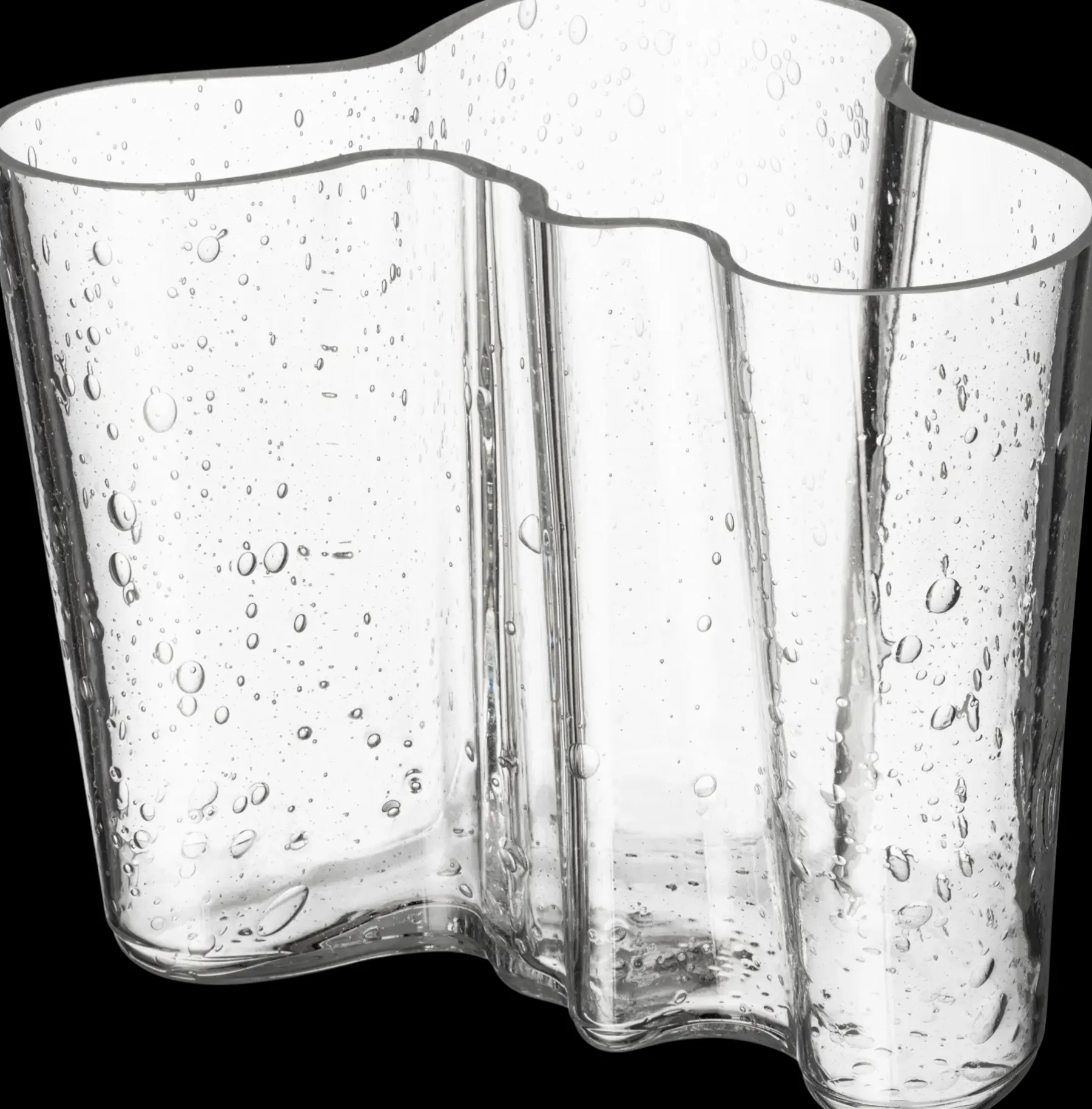 Aalto maljakko 160 mm kuplalasi kirkas Maljakot