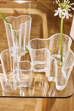 Iittala Maljakot<Aalto maljakko 201mm kuplalasi kirkas