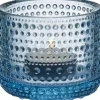 Iittala Kynttilälyhdyt Ja Tuikkukipot<Kastehelmi kynttilälyhty 64 mm vedensininen