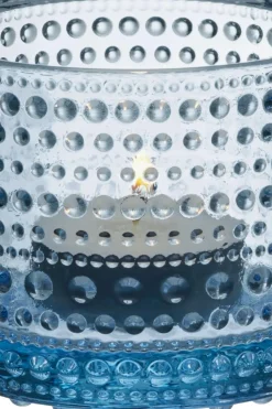 Iittala Kynttilälyhdyt Ja Tuikkukipot<Kastehelmi kynttilälyhty 64 mm vedensininen