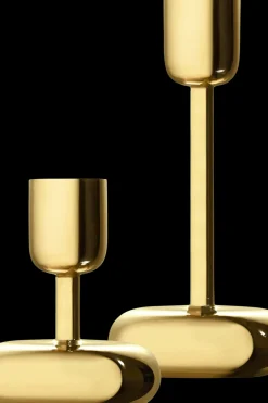 Outlet kynttiläjalka Nappula 107mm messinki Kynttilänjalat