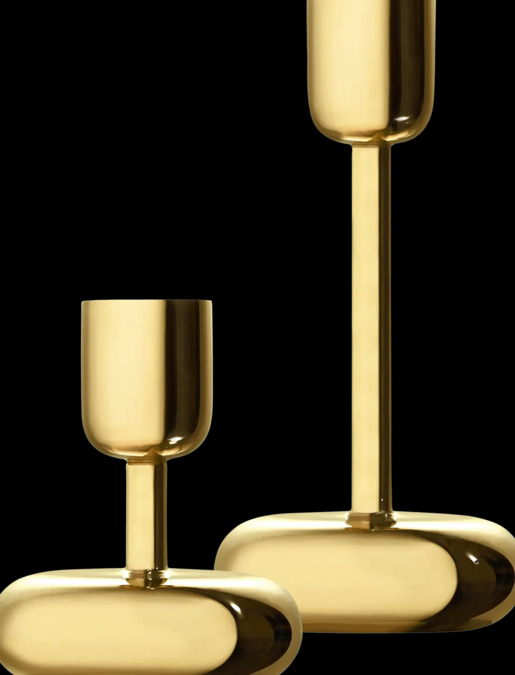 Outlet kynttiläjalka Nappula 107mm messinki Kynttilänjalat