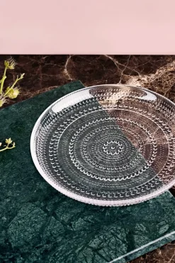Iittala Tarjoiluastiat|Lautaset<Lautanen Kastehelmi 25cm kirkas