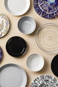 Iittala Lautaset<Lautanen Taika 27cm musta