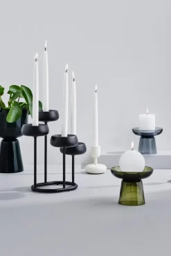 Best Nappula kynttilänjalka 107mm valkoinen Kynttilänjalat