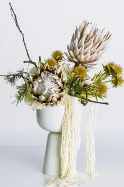 Hot Nappula ruukku S 260x155mm valkoinen Kukkaruukut|Maljakot