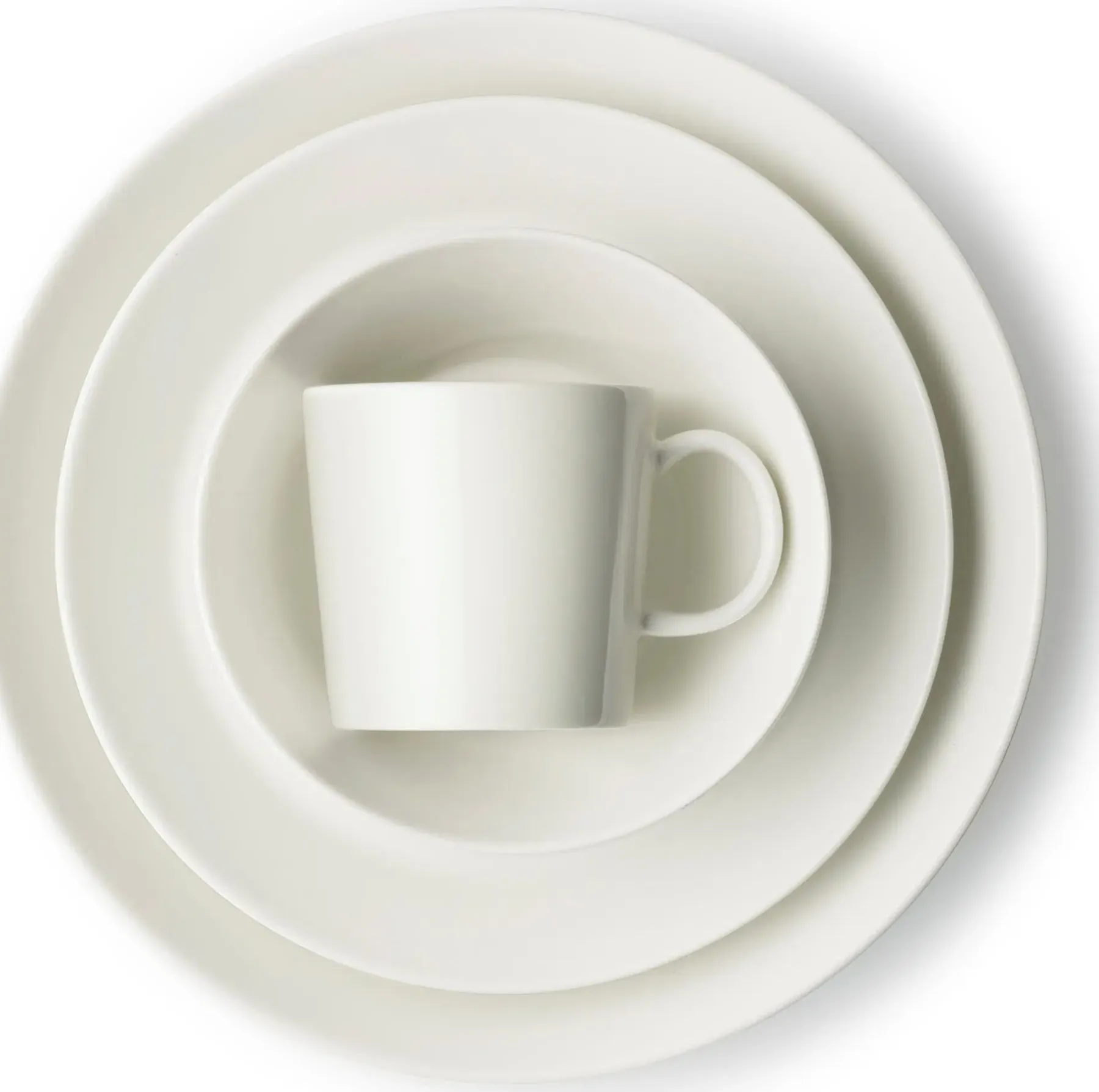 Outlet Teema valkoinen lautanen 17cm Lautaset