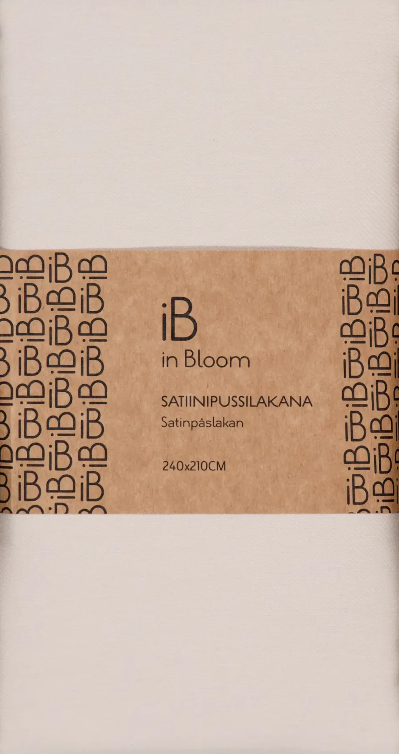 Discount satiinituplapussilakana 240x210cm beige Pussilakanat