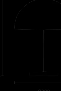 Innolux Pöytävalaisimet<Kupoli pöytävalaisin musta/kromi