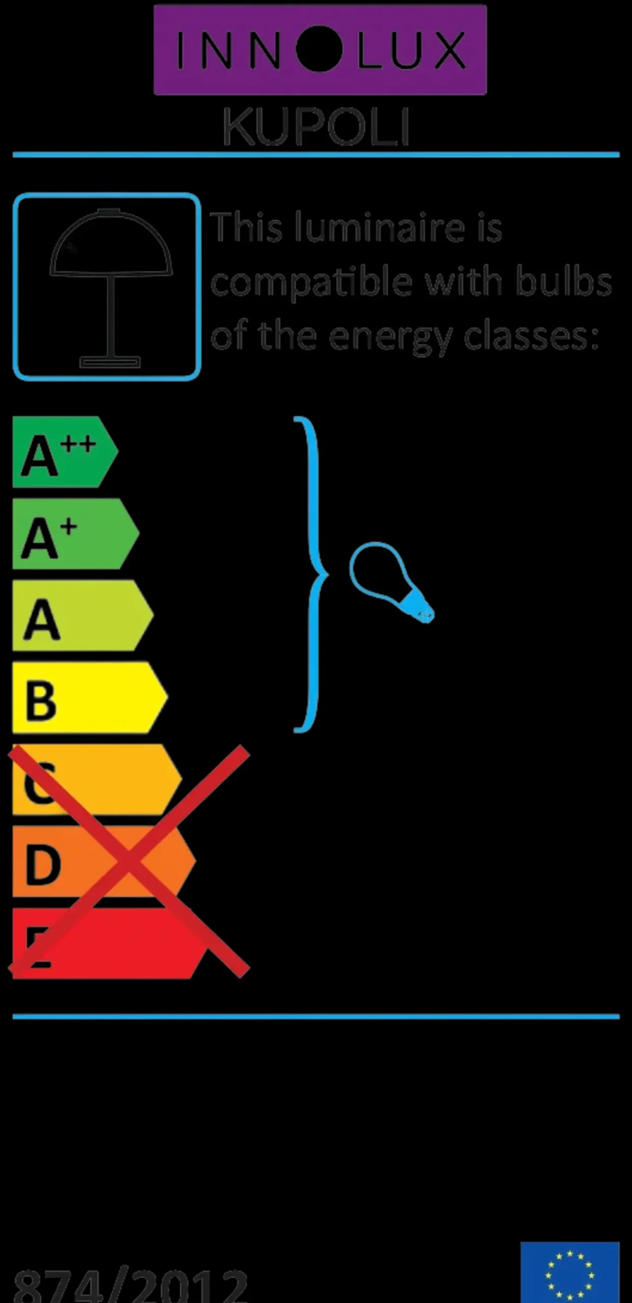 Innolux Pöytävalaisimet<Kupoli pöytävalaisin musta/kromi