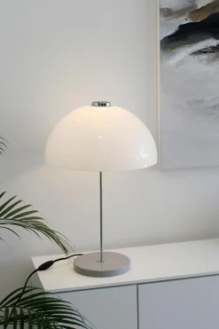 Discount Kupoli pöytävalaisin harmaa/kromi Pöytävalaisimet