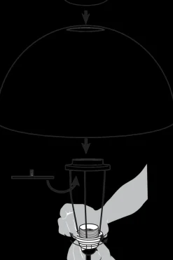 Discount Kupoli pöytävalaisin harmaa/kromi Pöytävalaisimet