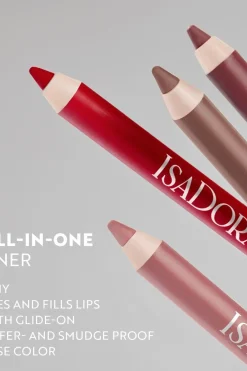 IsaDora Hajusteettomat Meikit|Huulimeikit<All-in-One Lipliner 1,2 ml