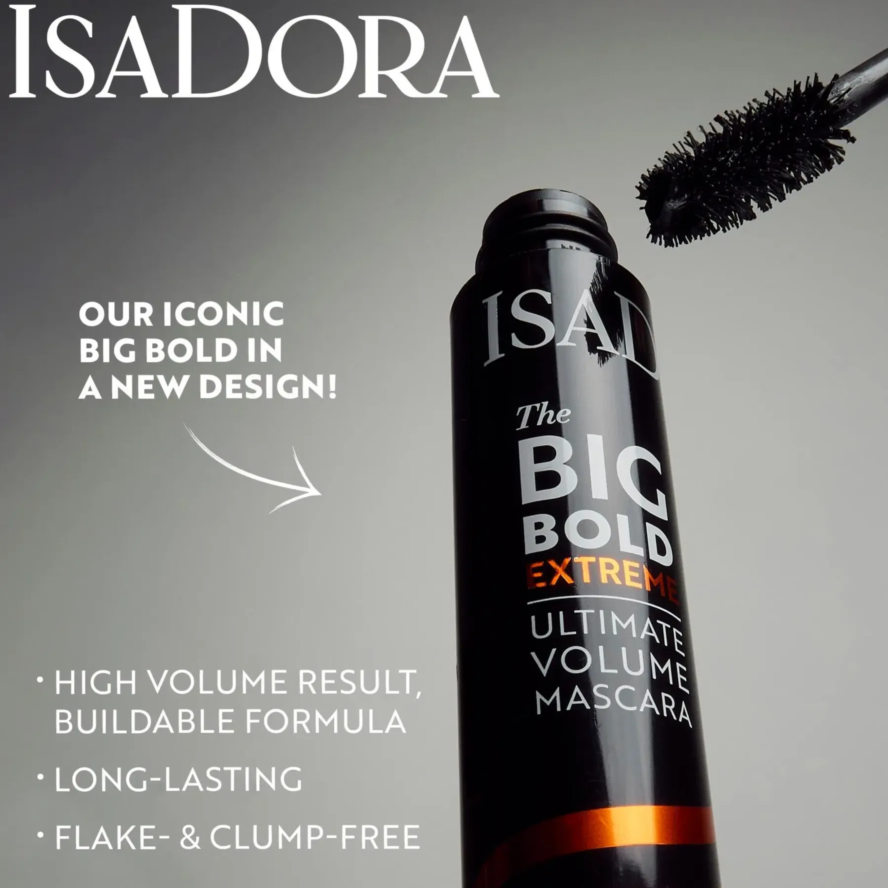 IsaDora Silmämeikit<The Big Bold Extreme Ultimate Volume Mascara 15 Extreme Black 14 ml