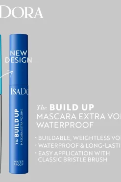 IsaDora Silmämeikit<The Build Up Mascara Extra Volume Waterproof 01 Black 10 ml