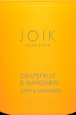 Outlet JOIK Home & SPA Tuoksukynttilä Grapefruit & Mandarin puukannella Tuoksukynttilät
