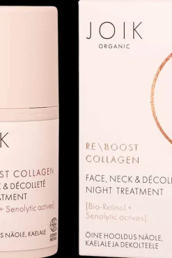 JOIK Organic Ihonhoito|Kasvojenhoito<Re-Boost Collagen Face, Neck & Decollete Night Treatment Yövoide 50 ml