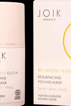 JOIK Organic Ihonhoito|Kasvojenhoito<Re-boost Glow AHA+BHA+PHA Resurfacing Peeling Mask Kuoriva kasvonaamio 50 ml