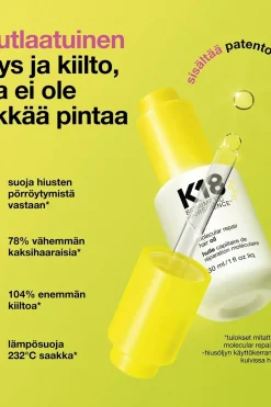 K18 Curly Girl -Tuotteet|Hiustenhoito<molecular repair hair oil 30ml