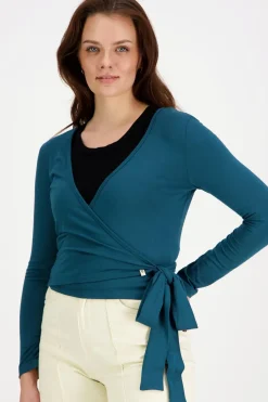 Discount Wrap top kietaisupaita Paidat Ja Topit