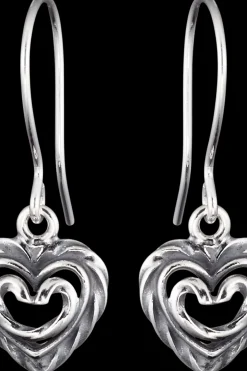 Kalevala Korut<Talon sydän -korvakorut hopea