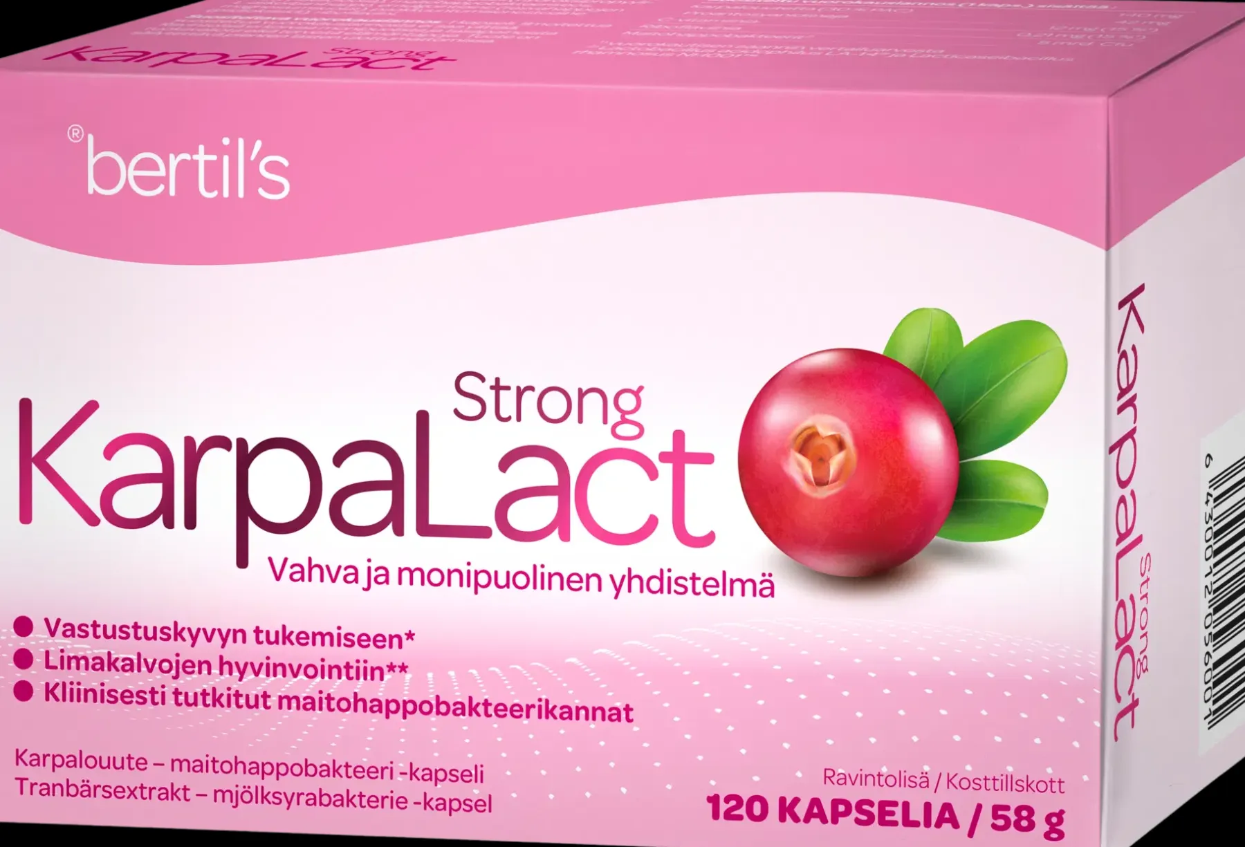 Sale KarpaLact Strong Karpalouute-maitohapobakteeri ravintolisä 120 kaps. Erityisvalmisteet