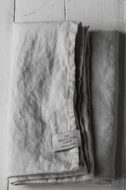 Clearance Heaven Linen tyynyliina 50x60cm vaalean harmaa Tyynyliinat