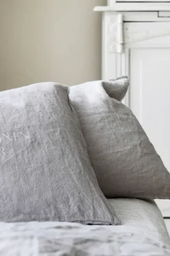 Clearance Heaven Linen tyynyliina 50x60cm vaalean harmaa Tyynyliinat