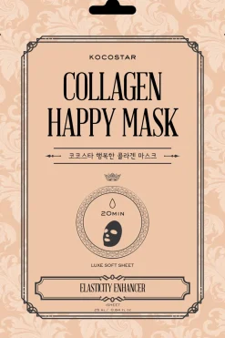 Outlet Collagen Happy Mask kangasnaamio 1 kpl Korealainen Ihonhoito|Kasvojenhoito