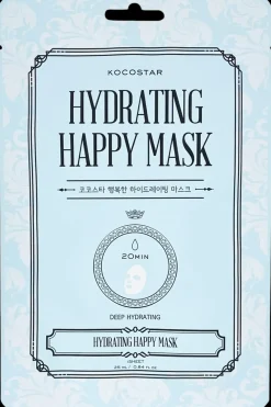 Kocostar Korealainen Ihonhoito|Kasvojenhoito<Hydrating Happy Mask kosteuttava kangasnaamio 1 kpl