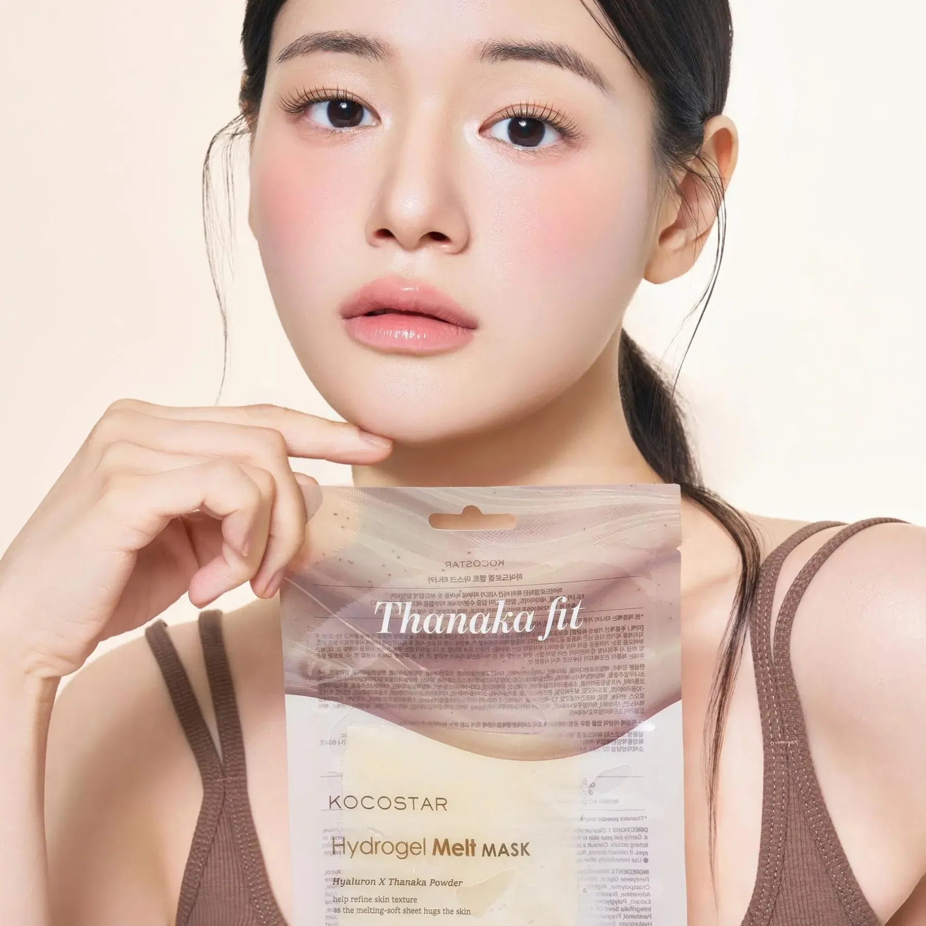 Kocostar Kasvojenhoito<Hydrogel Melt Mask Thanaka Fit kangasnaamio 1 kpl