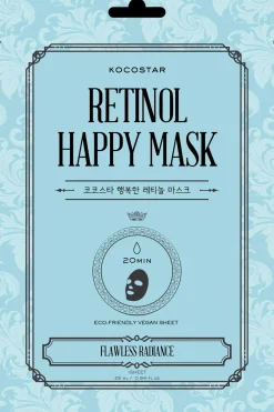 Hot Retinol Happy Mask kangasnaamio 1 kpl Korealainen Ihonhoito|Kasvojenhoito