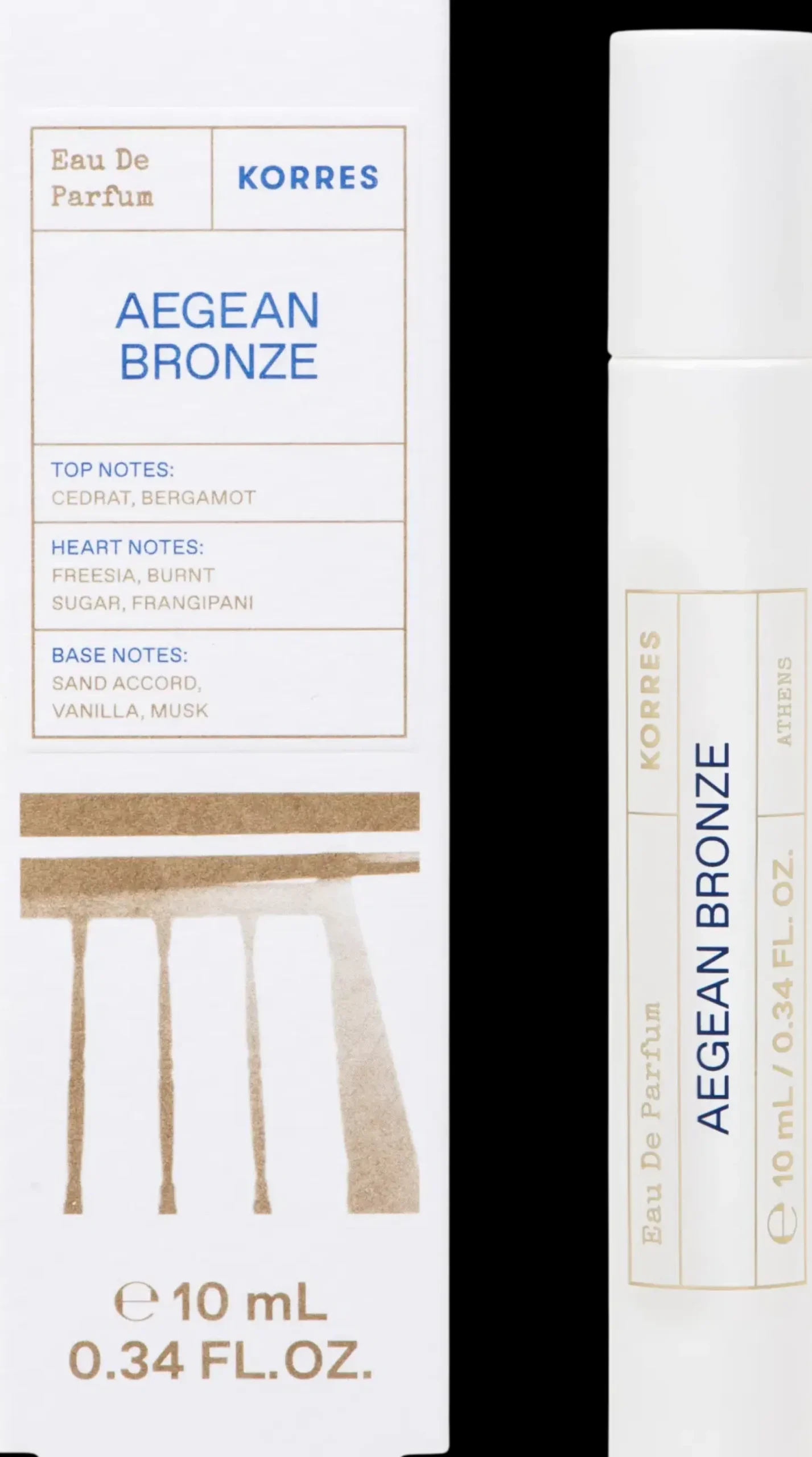 Korres Hajuvedet<Aegean Bronze Eau de Parfum roll-on 10ml