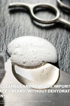 Korres Ihonhoito<Athenian Grooming Barber's puhdistusgeeli kasvoille ja parralle 250ml