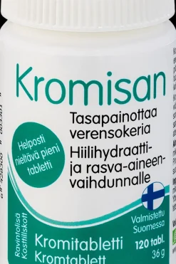 Hankintatukku Kivennäis- Ja Hivenaineet<Kromisan kromitabletti 120 tabl