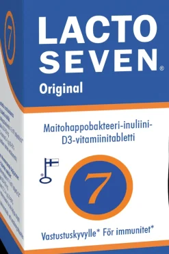 Vitabalans Maitohappobakteerit<Lacto Seven 50 kpl maitohappobakteeri-inuliinivalmiste 20 g