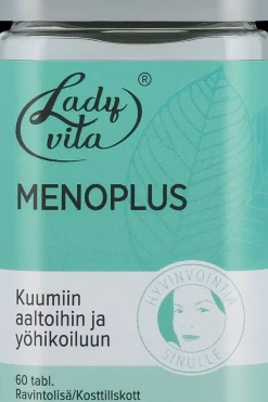 Ladyvita Erityisvalmisteet|Intiimivalmisteet<Menoplus ravintolisä Puna-apila-humala-vitamiinitabletti 60 tabl