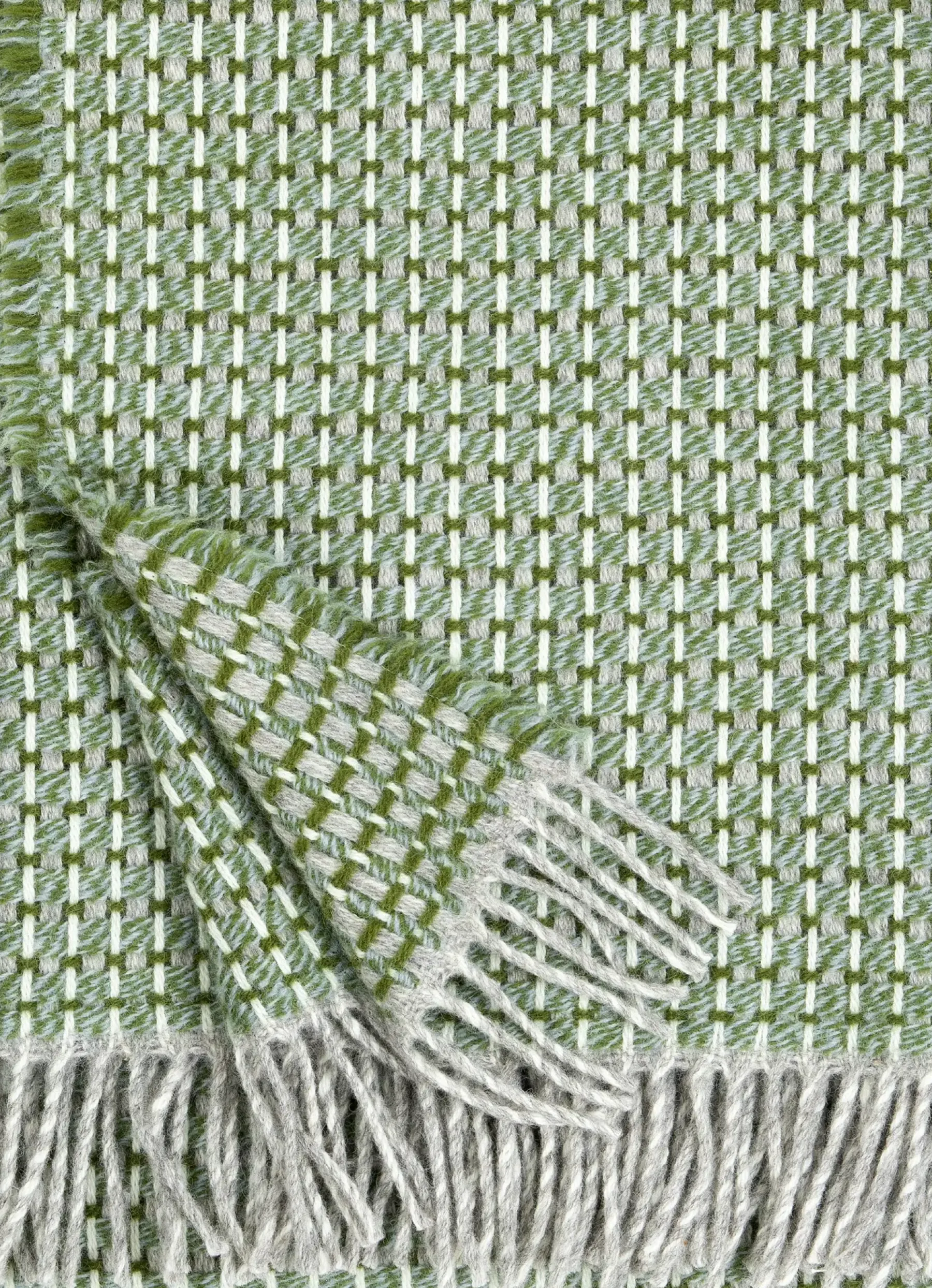 Discount Havas huopa 140x180cm+hapsut oliivi Viltit, Huovat Ja Torkkupeitot