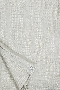 Lapuan Kankurit Pyyhkeet<Kuohu jättipyyhe 85x180cm valko-pellava