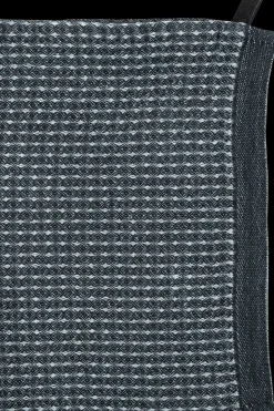Maija tiskirätti/pyyhe 25x32cm musta-harmaa Keittiötekstiilit