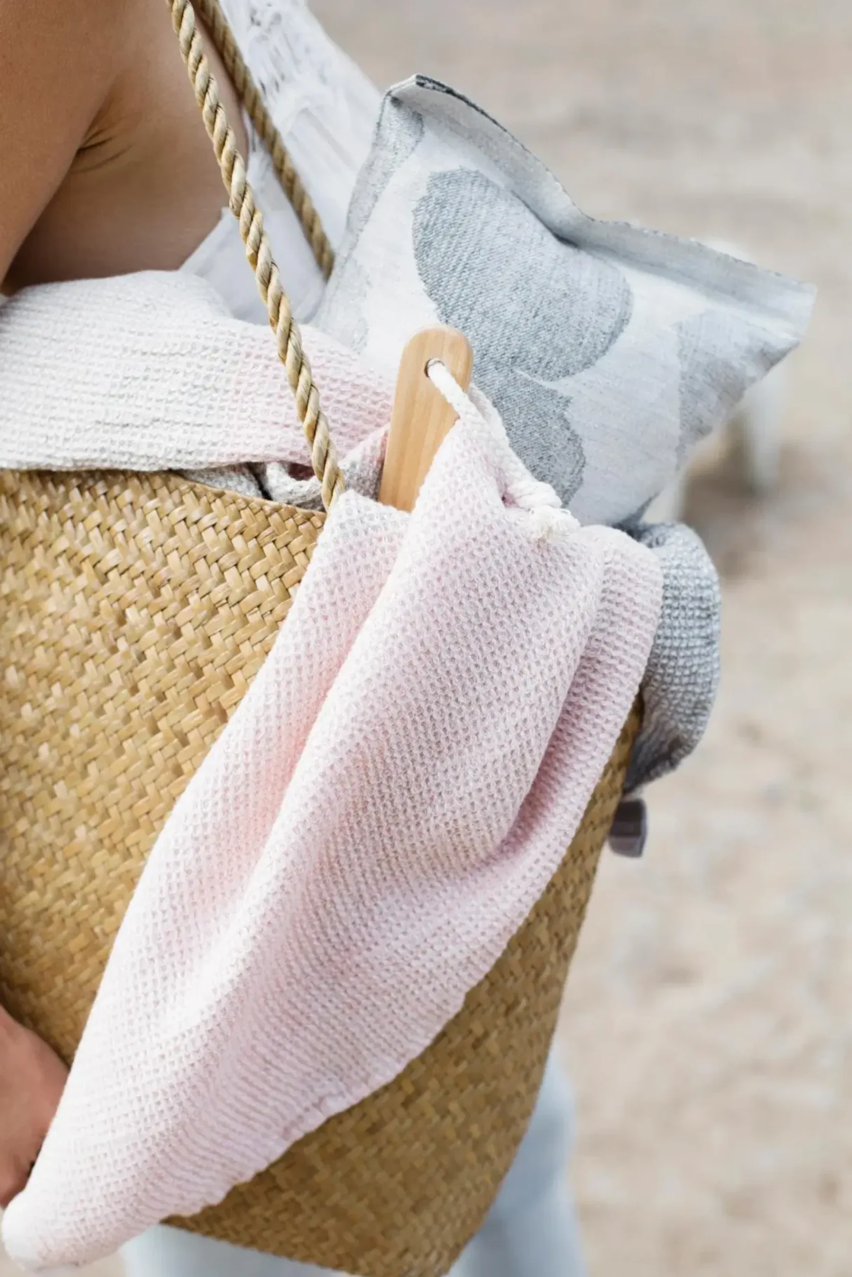 Best Sade saunatyyny valko-harmaa Sauna