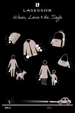 Lasessor Heijastimet<pyöreä koruheijastin